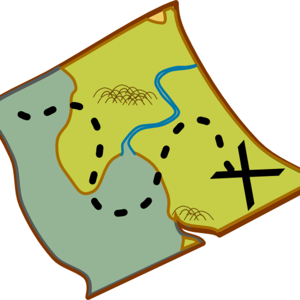 Treasure Map Clipart Treasure Map Clip Art At Clker - Treasure Map Clip Art (1024x1024)