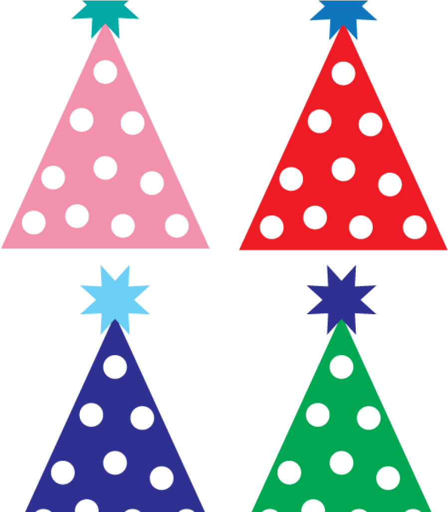 Party Hat Clip Art Free Party Hat Clipart Designs Pinterest - Party Hats Clipart (1024x1024)