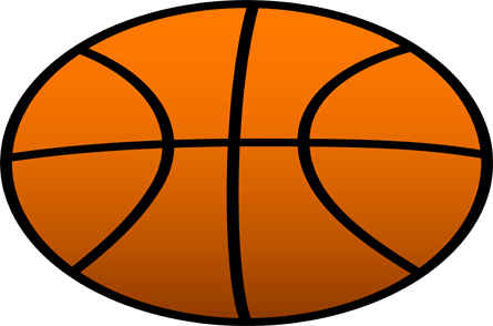 Basketball Clip Art Free Basketball Clipart To Use - Clip Art Basketball (445x294)