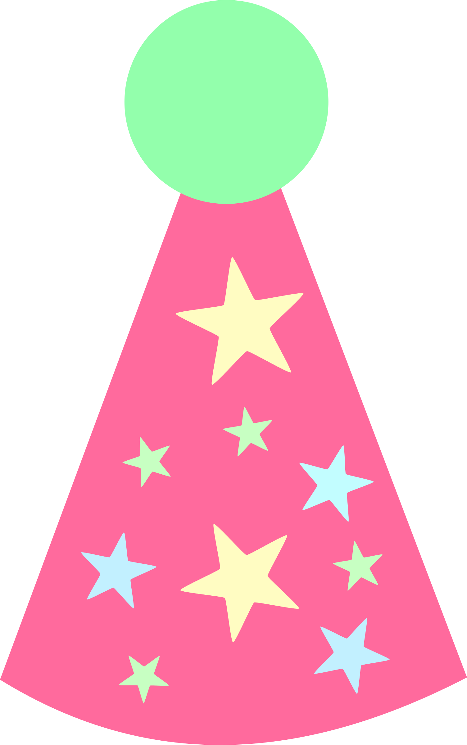 Party Hat Clip Art Savoronmorehead - Birthday Party Hat Cartoon (1504x2400)