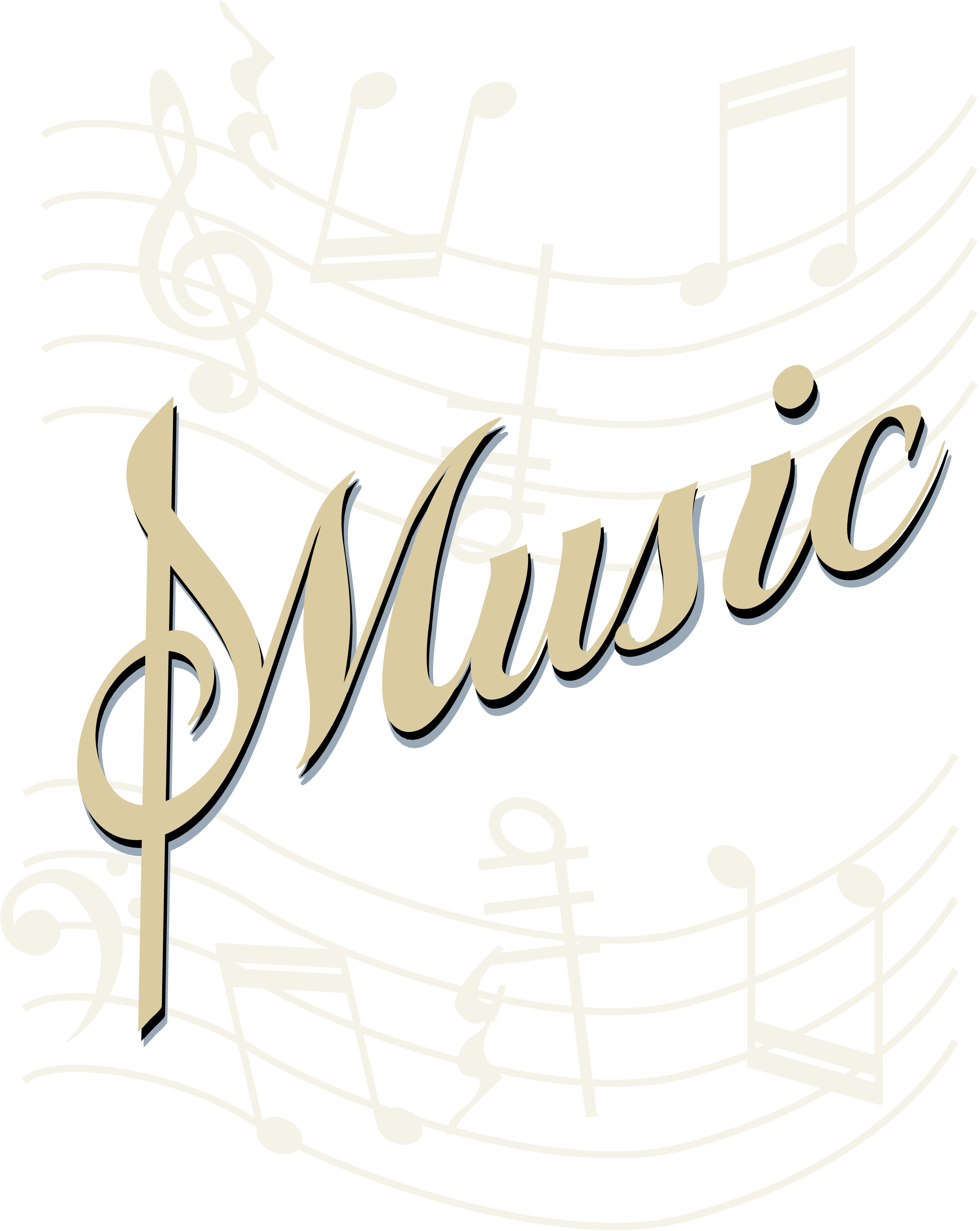 Clipart Info - Word Music With No Background (2550x3204)