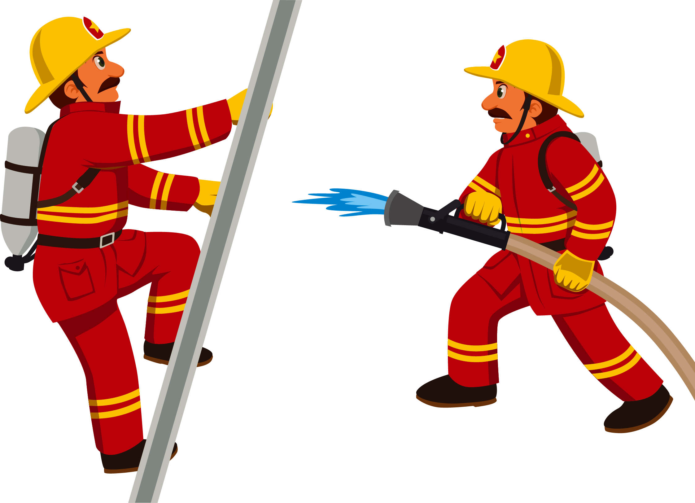 Firefighter Cartoon Fire Department Clip Art - Fireman Clipart (2244x1624)