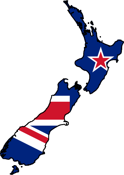 New Zealand Clipart New Zealand Map Clipart - New Zealand Map Png (414x585)