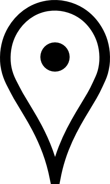 White Map Pin Png (354x592)