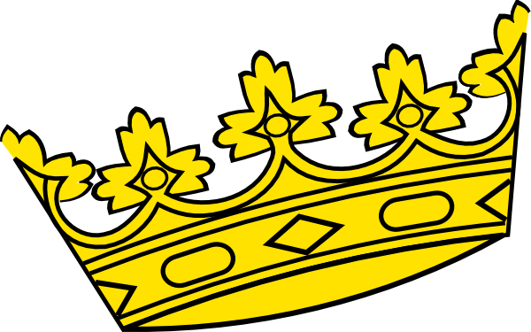 Party Clipart Crown - Crown Clip Art (600x375)