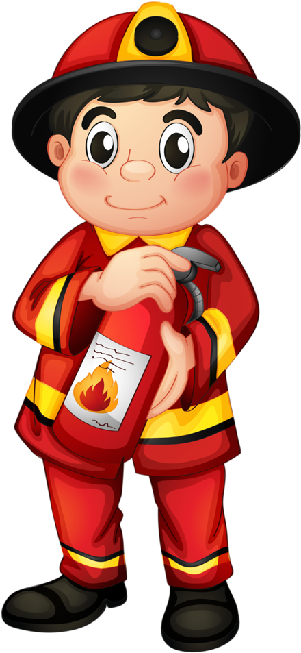 Itfaiyeci - Fireman Clipart Png (541x1024)