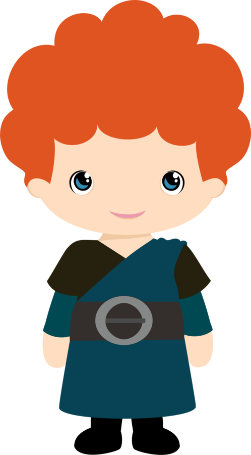 Free Princess Merida Brave Clip Art - Merida Minus (498x900)