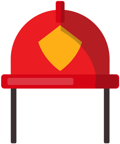 Firefighter Helmet Illustration Transparent Png - Firefighter (512x512)