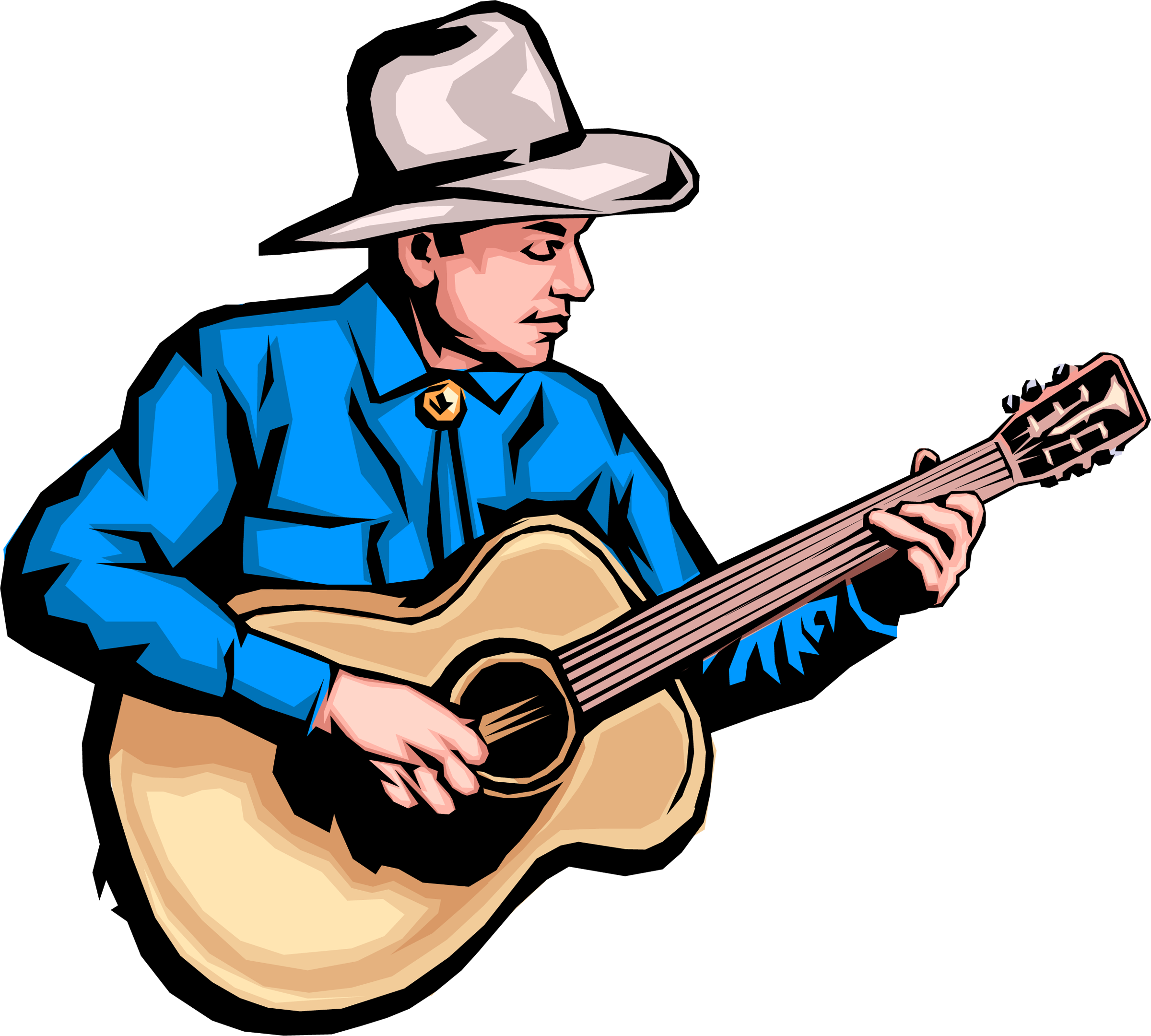 Free Country Clipart Image - Country Music Clipart (2400x2160)
