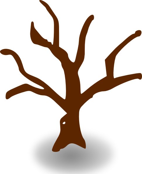 Free Vector Rpg Map Symbols Deserted Tree Clip Art - Tree Graphic Organizer Template (486x596)