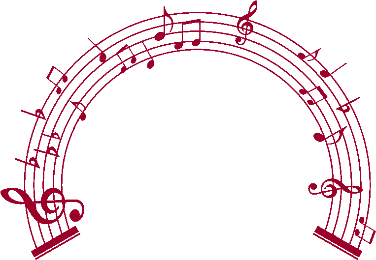 Musical Notes Clip Art Png - Color Music Notes Png (800x600)