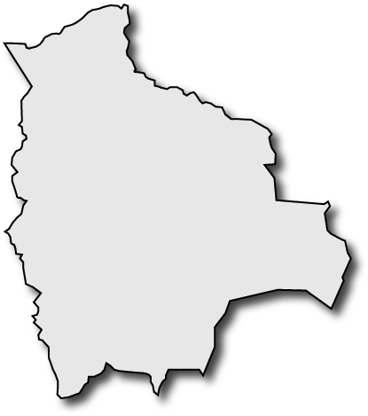 Bolivia Clip Art - Bolivia Silhouette Map (421x474)