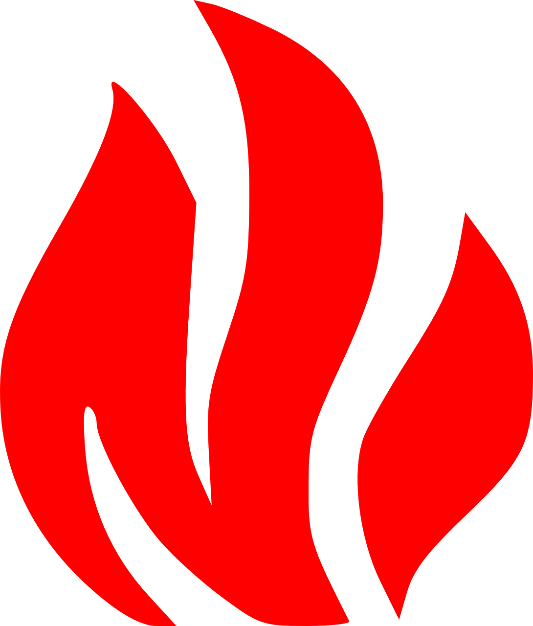 Fire - Safety - Clipart - Fire Symbol (1090x1280)