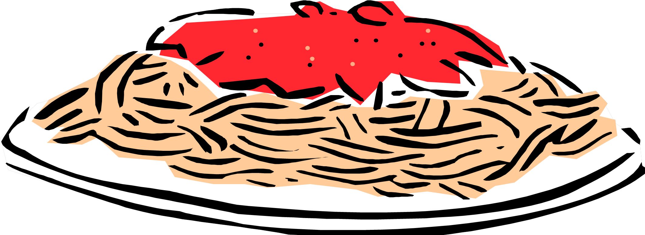 Spaghetti Clipart Free Download Clip Art On - Spaghetti (2150x775)