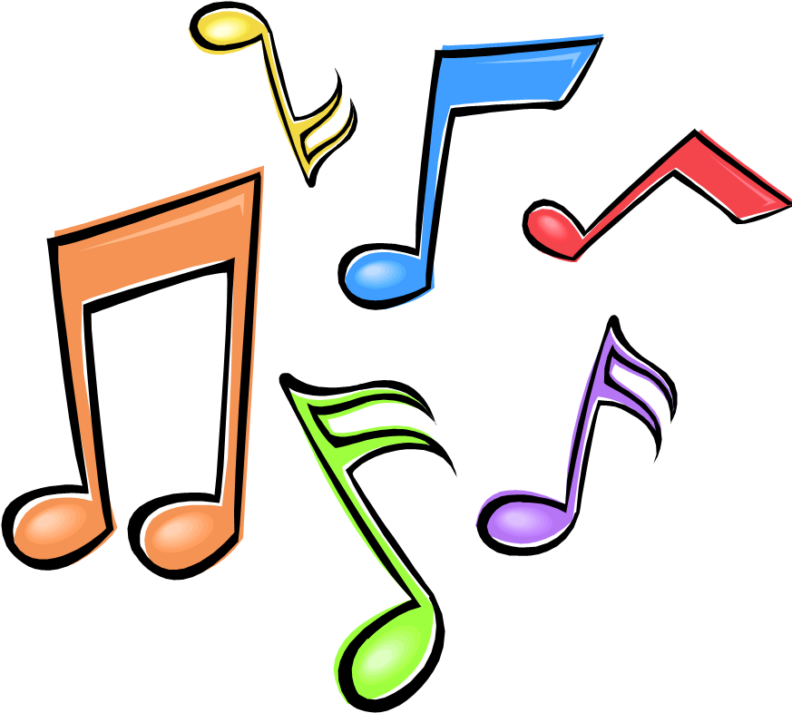Musicals cartoon. Цветные нотки. Нотки на прозрачном фоне. Нотки для детей. Нотки рисунок.