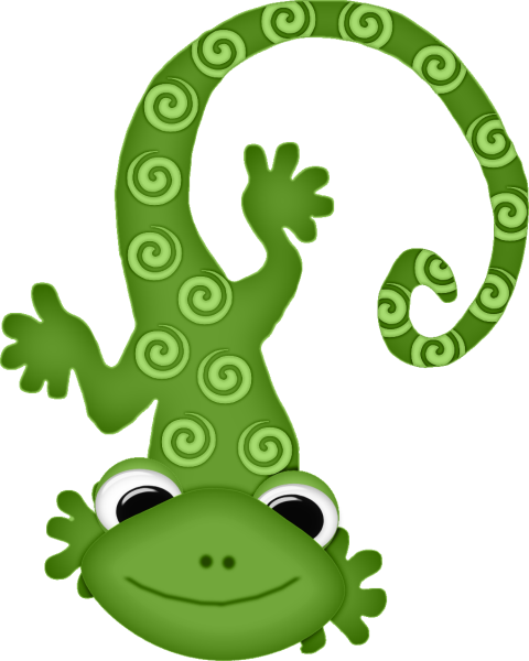 Scrapkit Cute Bugs And Co - Cute Green Lizard Clipart (480x600)