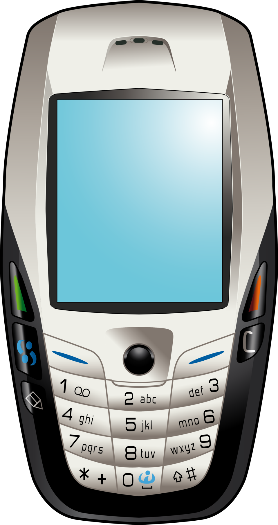 Cellphone Clip Art - Mobile Phone Clip Art (958x1808)