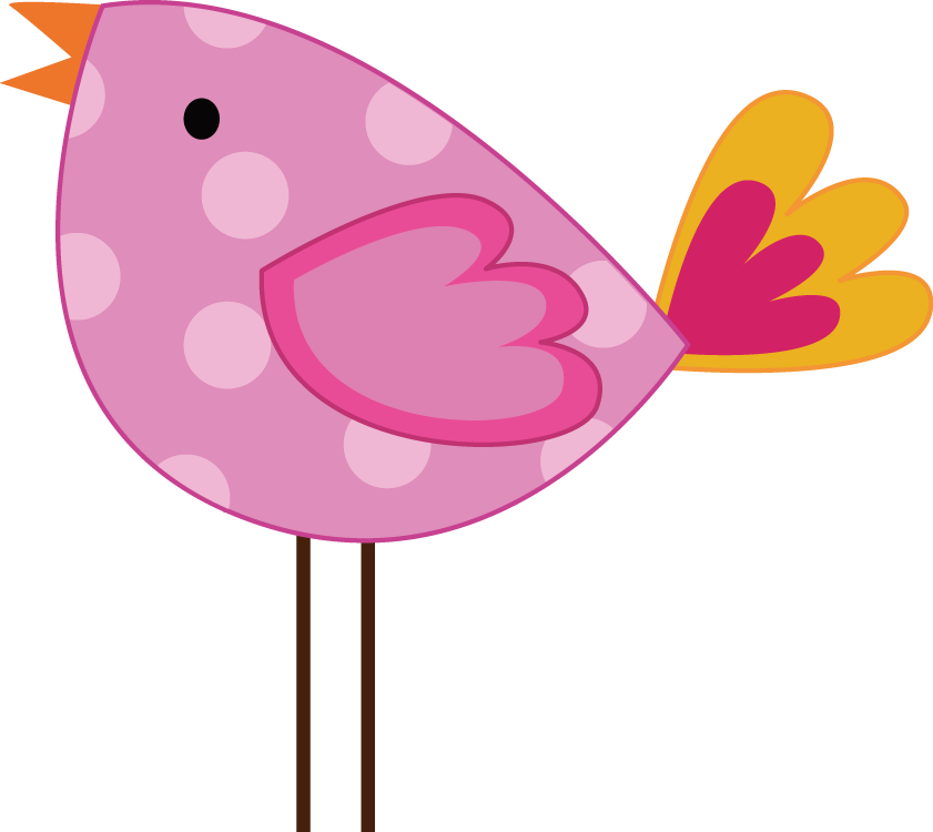 Pretty Pink Girly Jungle Animals - Girly Clipart Png (841x750)