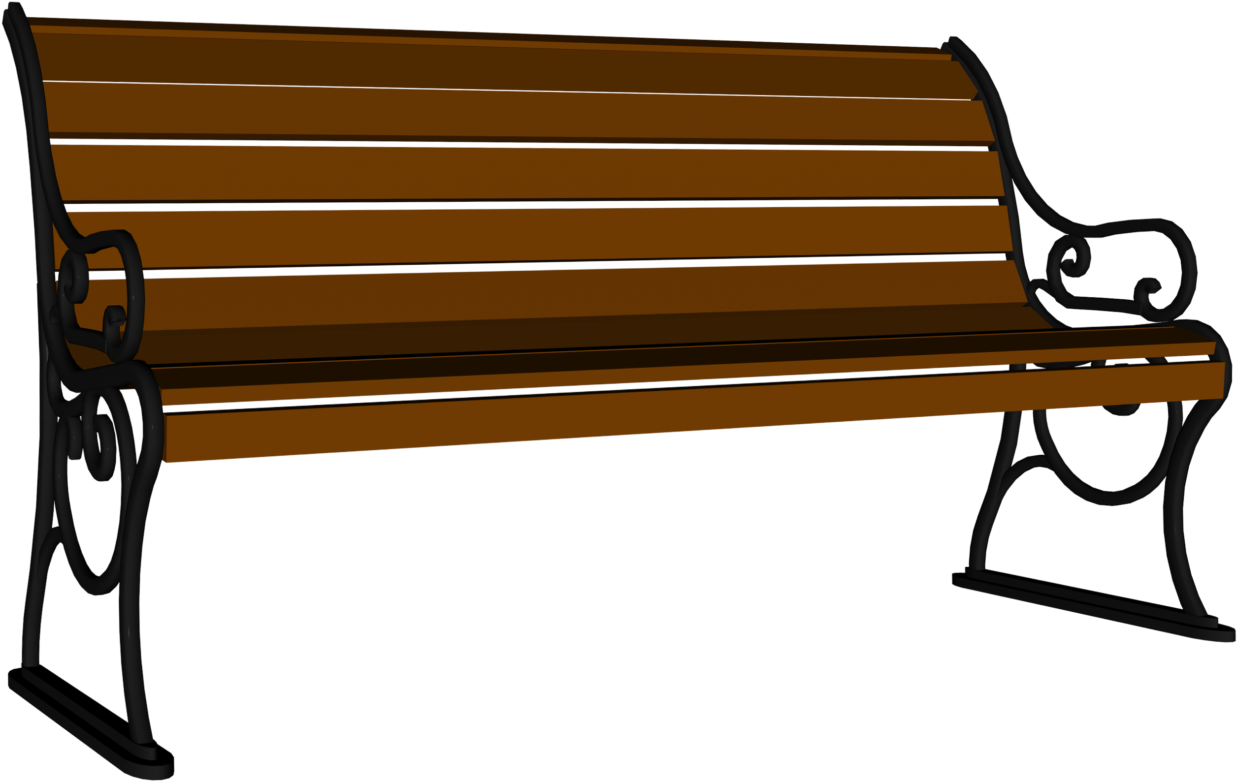 Wooden Bench Png Image - Meme (2616x1705)