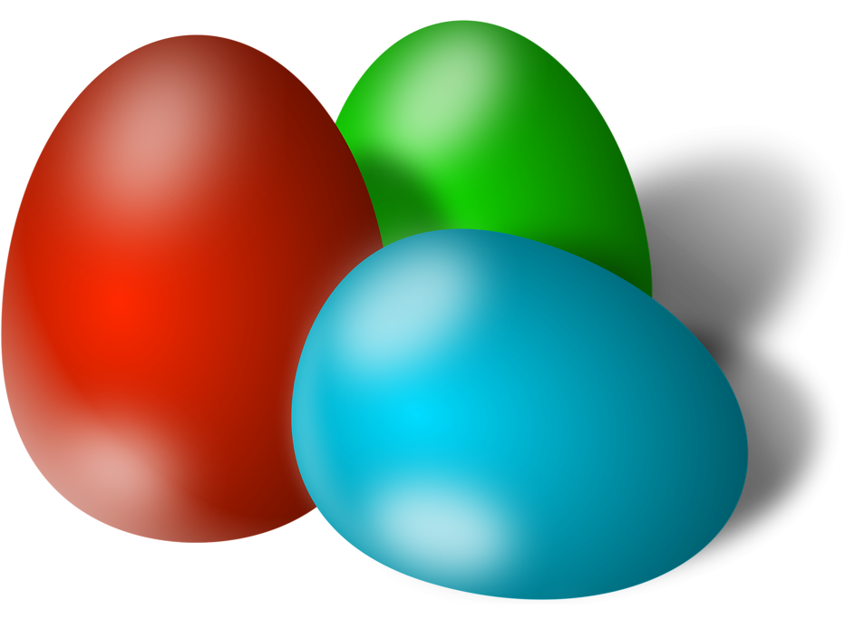 Eggs Easter - Easter Egg Clip Art (964x682)