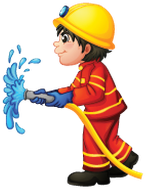 Fireman Firefighter Cartoon Fire Fighter Clip Art - Firemen Clipart -  (327x399) Png Clipart Download