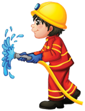 Fireman Firefighter Cartoon Fire Fighter Clip Art - Firemen Clipart (327x399)