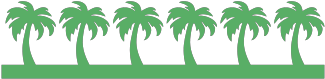 Craftwell - Palm Tree Border Clip Art (349x349)