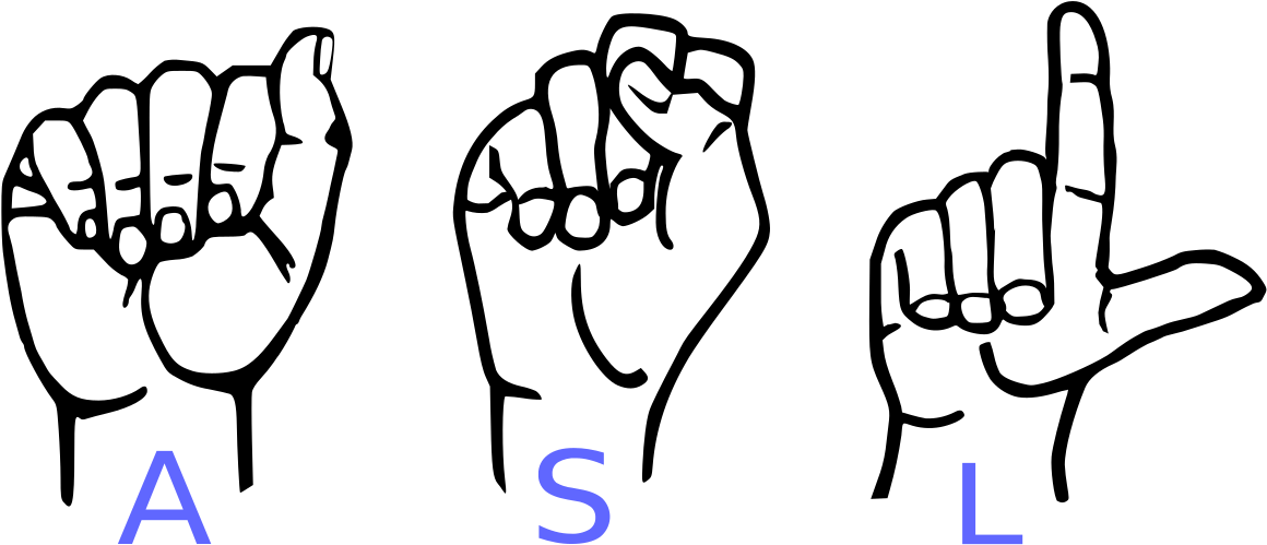 Sign Language - American Sign Language Letter (2000x905)