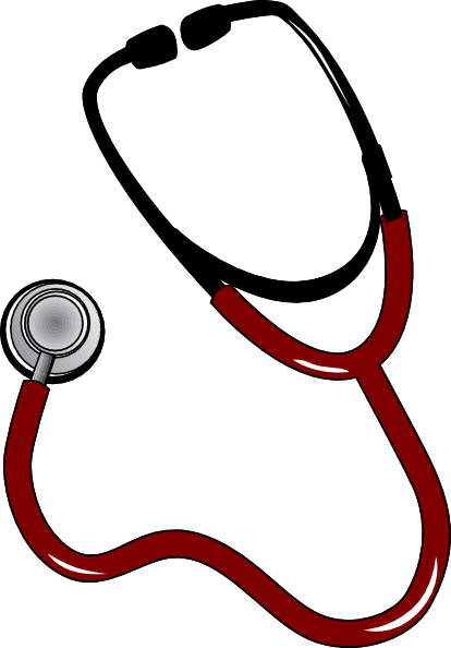 Stethoscope Clipart Stethoscope Clip Art At Clker Vector - Stethoscope Clipart (414x594)
