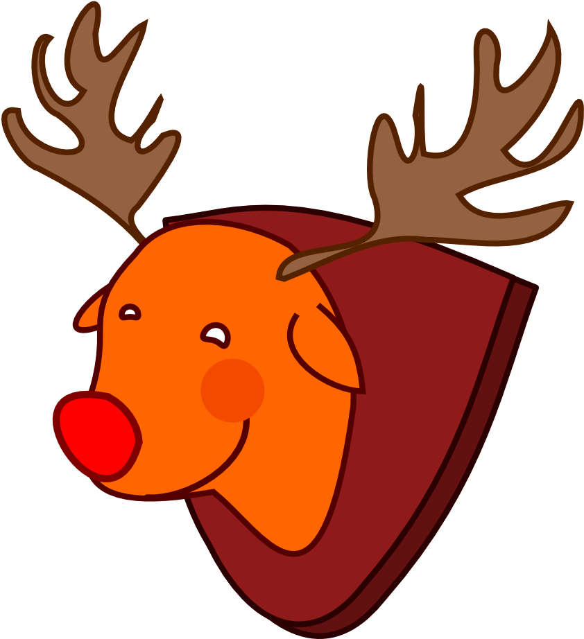 Reindeer Rudolph Raindeer Animal Grumbones 999px 92 - Clipart Renifer (999x999)