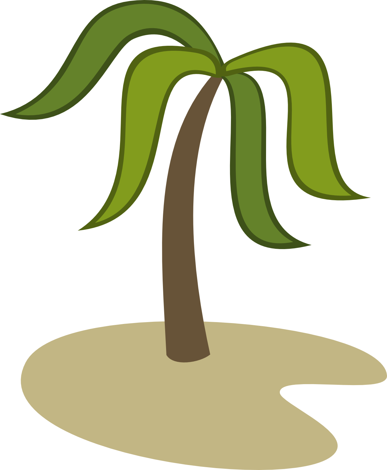 Palm Tree Sand - Island Cutie Mark (1235x1500)