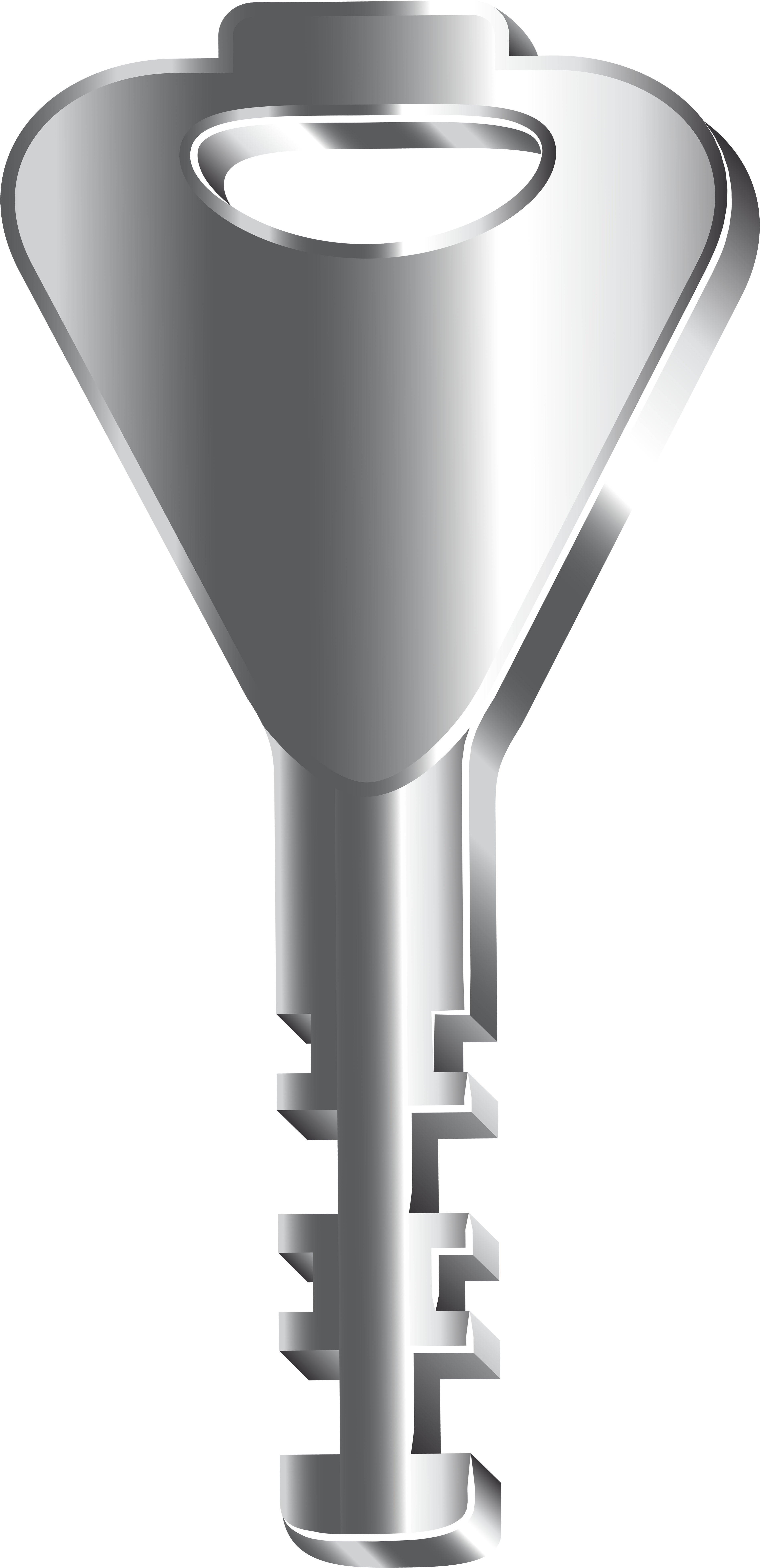Key Png Clip Art - Metal (3915x8000)