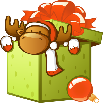Free Clipart Christmas Gift Bo Box Clipart - Gift Box Cartoon (400x400)