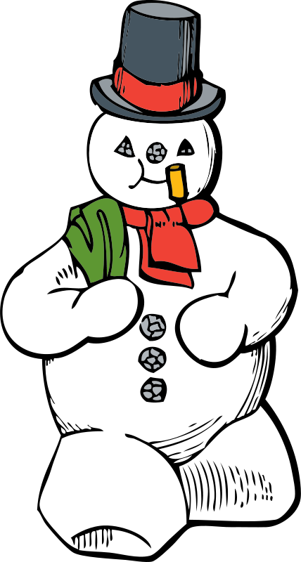 Christmas Candy Clipart - Snowman Clip Art (427x800)