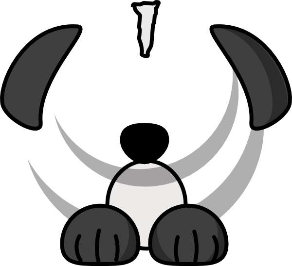 Border Collie Dog Clip Art - Clip Art (600x548)