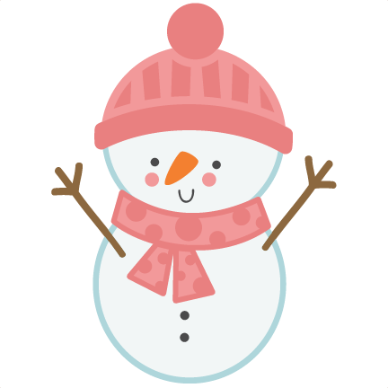 Girl Snowman Svg Scrapbook Cut File Cute Clipart Files - Cartoon (432x432)