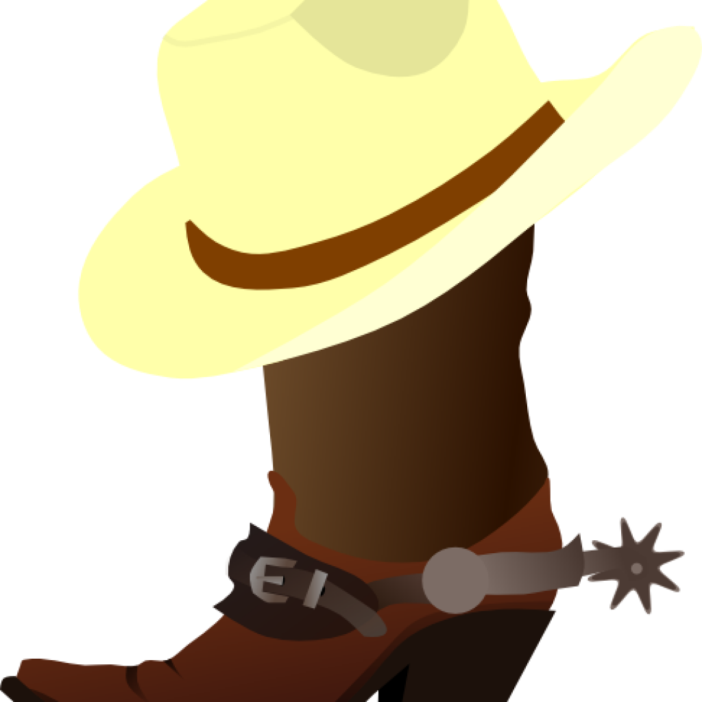 Free Western Clip Art Cowboy Cute Western Clipart Free - Cowboy Boot Clip Art (1024x1024)
