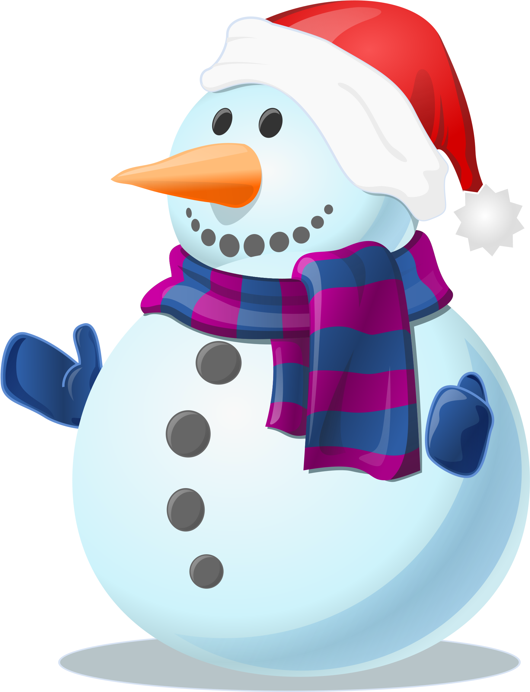 Big Image - Snowman Png (1992x2400)