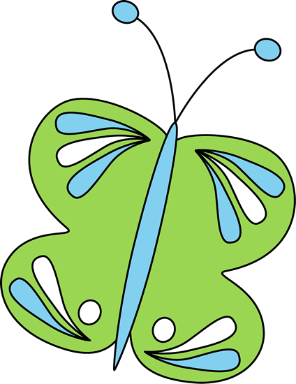 Green Butterfly - Green Butterfly (424x550)
