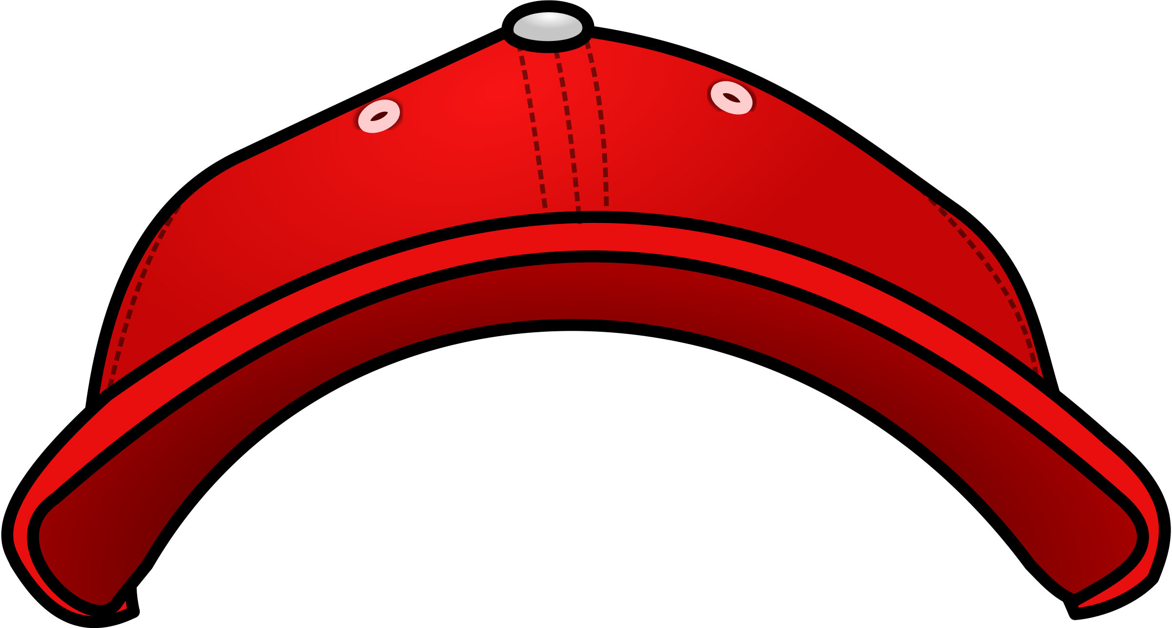 Pictures Of Baseball Caps - Baseball Cap Front View (2400x1287)