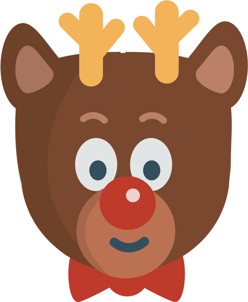 Rudolph Clip Art - Clip Art (1000x1000)