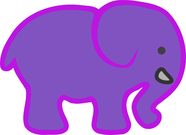 Baby Elephant Clip Art - Clip Art (600x436)