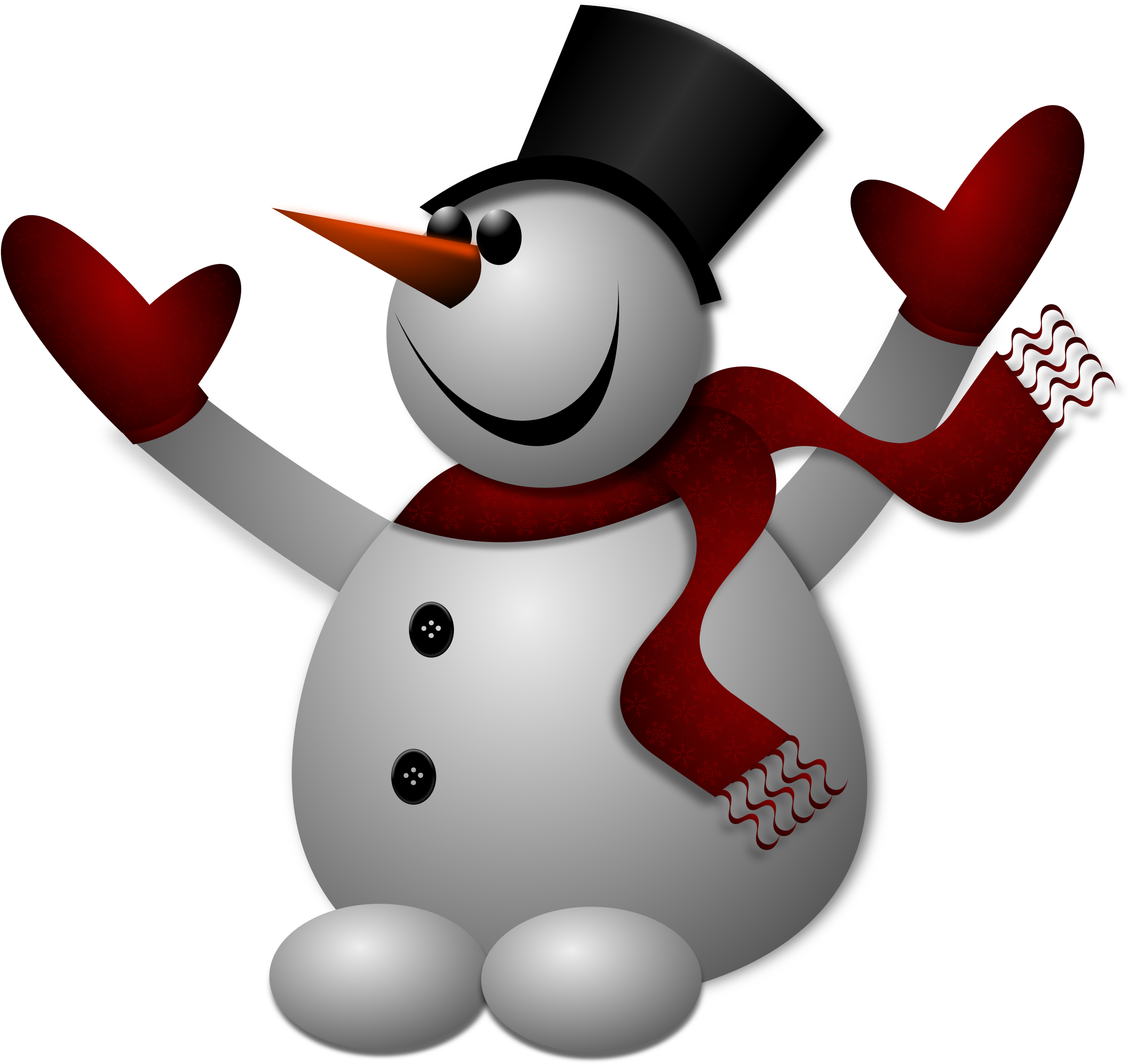 Snowman T-shirt - Frosty The Snowman Clipart (2400x2257)
