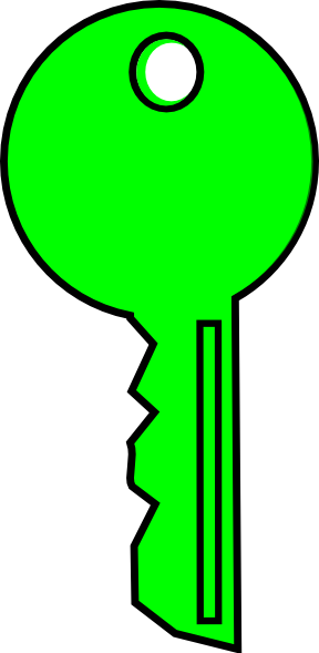 Greenkey Clip Art - Llave De Niños (288x589)
