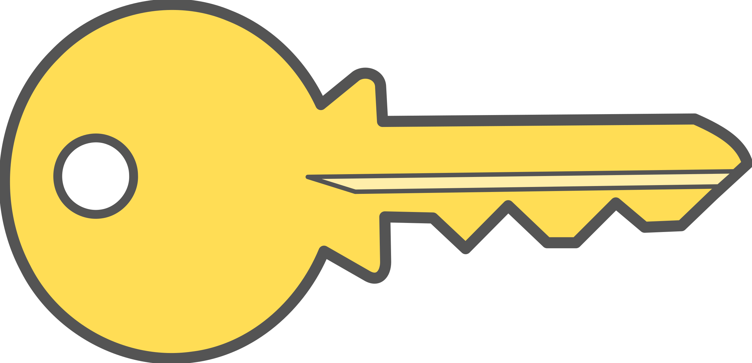 Key Yellow Png Clipart Download Free Images In Png Key Clipart 2400x1161 Png Clipart Download