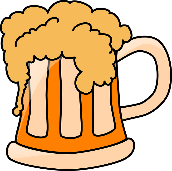 Beer Drinking Cartoon Pictures - Beer Clip Art (723x720)