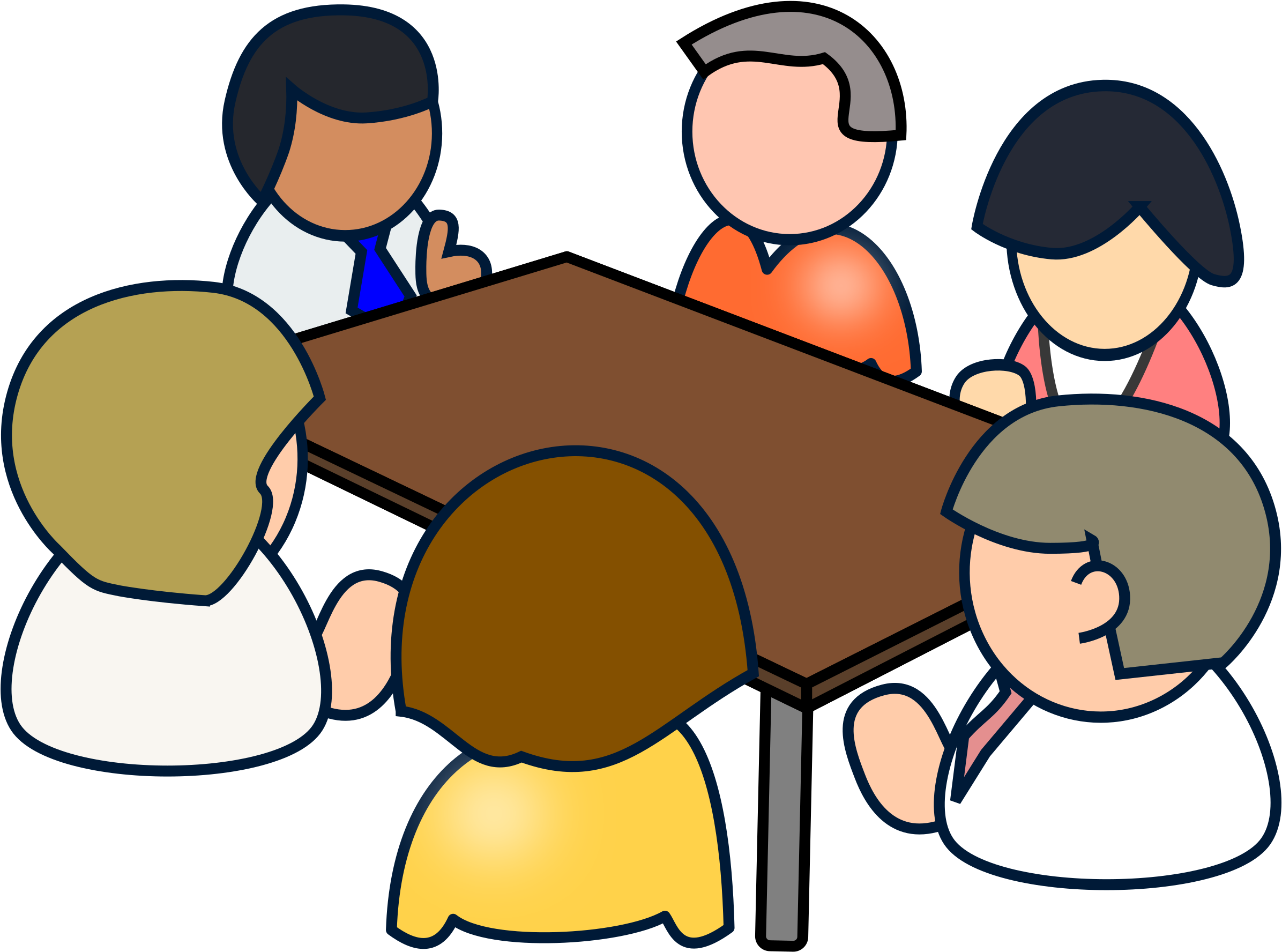 Big Image - Meeting Clip Art (2400x1789)