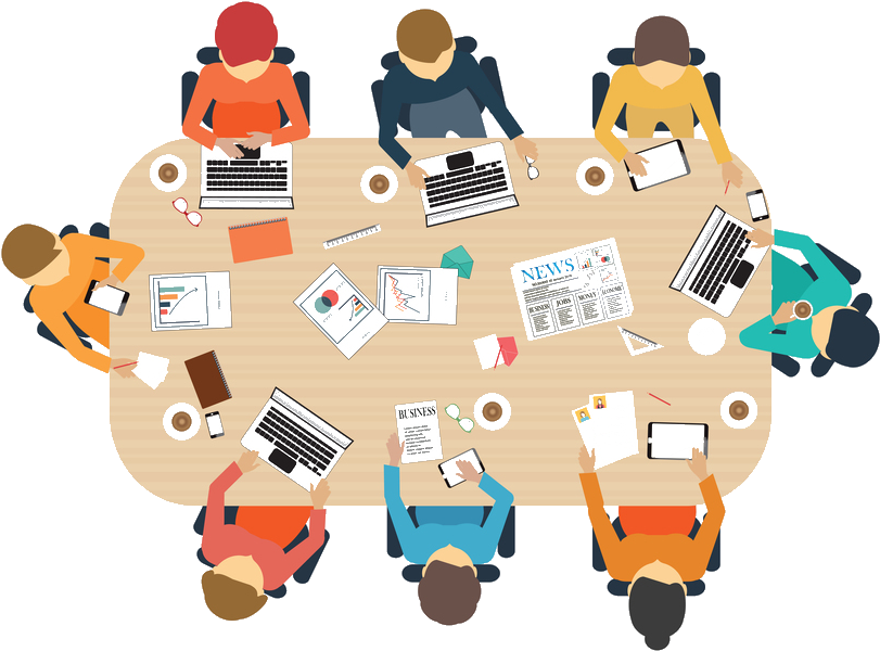 To A Piece Of Media During The Class Or Meeting - Meeting Illustrations (920x920)