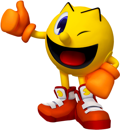 Eye Wink Clip Art At Vector Clip Art Image - Pac Man Party Wii (400x443)