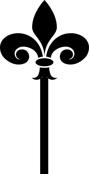 Download - Fleur De Lis Clip Art (306x597)